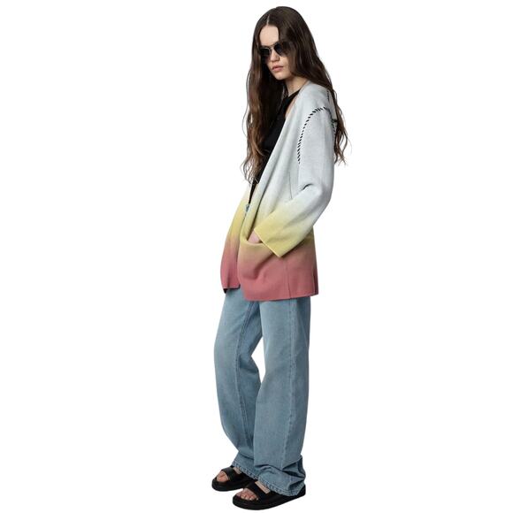 ZADIG & VOLTAIRE Austin Cosmoo Cardigan XS - Picture 4 of 16